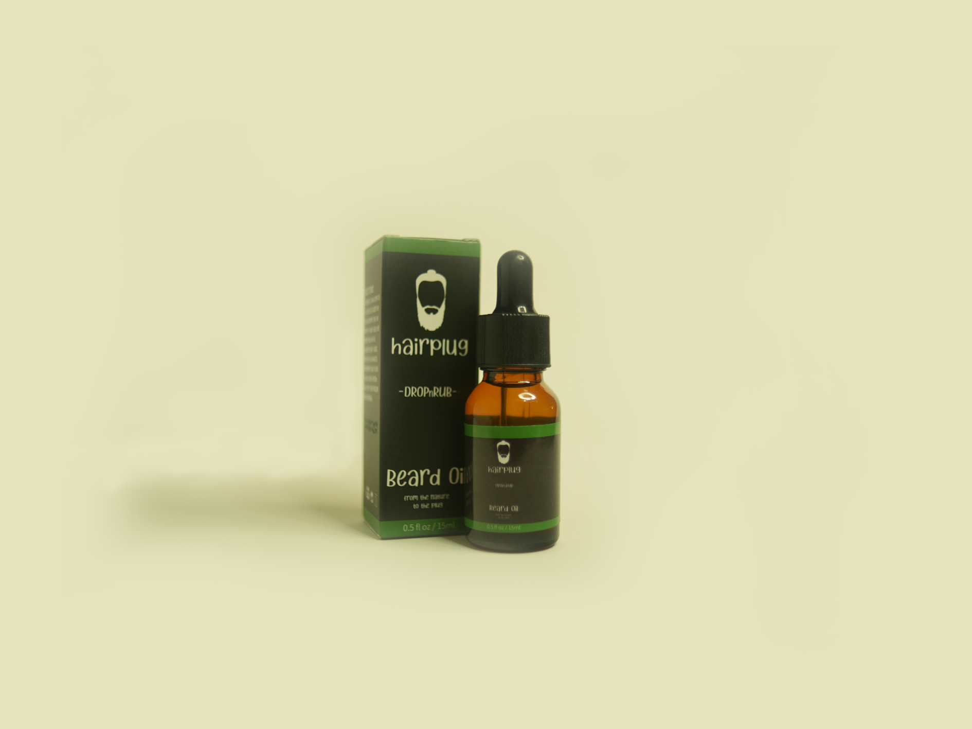 Natural beard oil for growth and maintenance